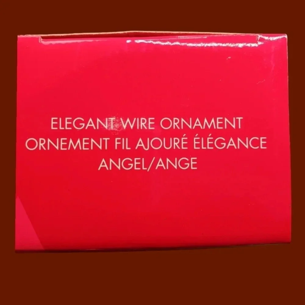Avon wire christmas ornament angel